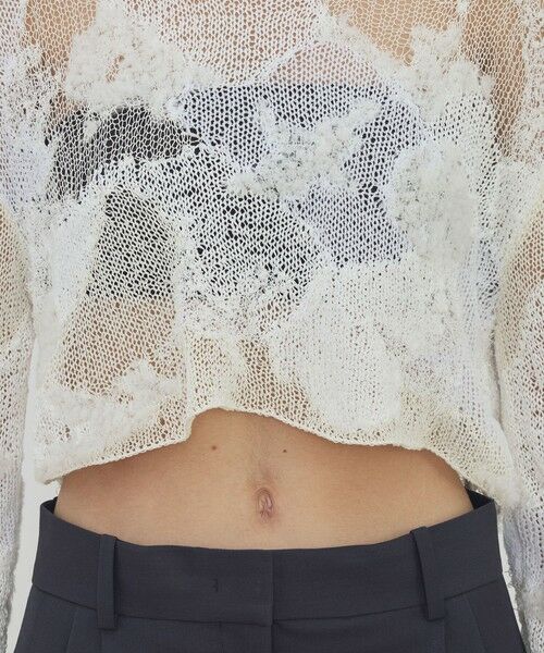 TOMORROWLAND / トゥモローランド ニット・セーター | ハンドニット ラウンドネックプルオーバー | 詳細7