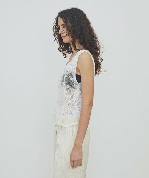 TOMORROWLAND / トゥモローランド ニット・セーター | ハンドニット ノースリーブプルオーバー | 詳細3