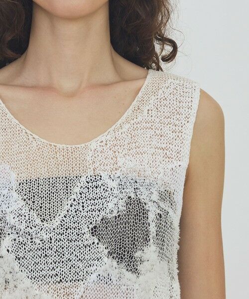 TOMORROWLAND / トゥモローランド ニット・セーター | ハンドニット ノースリーブプルオーバー | 詳細5