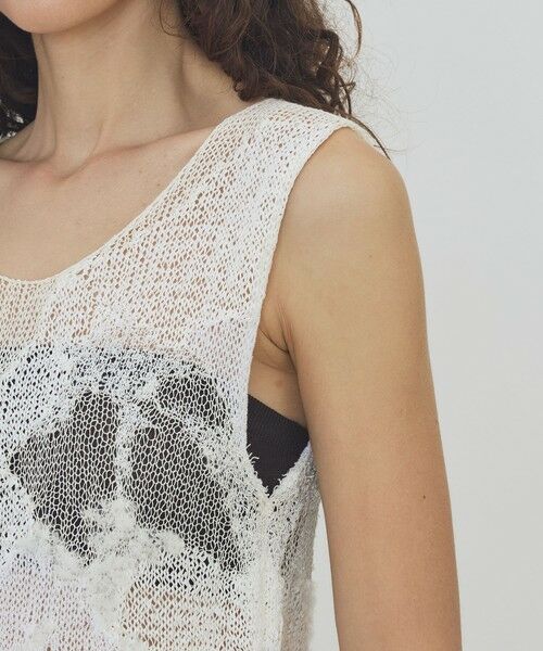 TOMORROWLAND / トゥモローランド ニット・セーター | ハンドニット ノースリーブプルオーバー | 詳細6