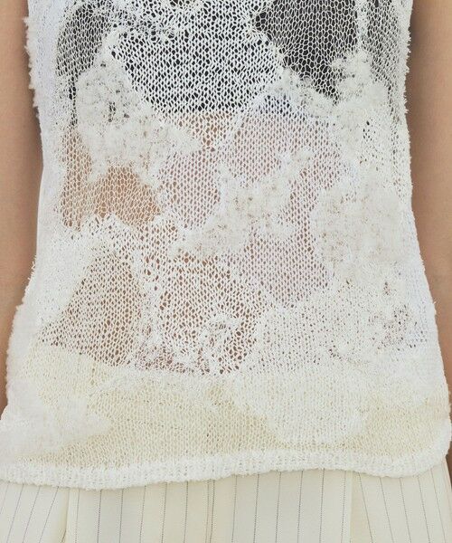 TOMORROWLAND / トゥモローランド ニット・セーター | ハンドニット ノースリーブプルオーバー | 詳細7