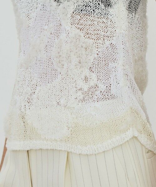 TOMORROWLAND / トゥモローランド ニット・セーター | ハンドニット ノースリーブプルオーバー | 詳細8