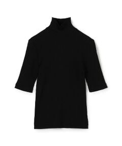 TOMORROWLAND / トゥモローランド カットソー | シルクコットンリブ ハーフスリーブプルオーバー