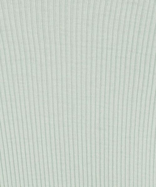 TOMORROWLAND / トゥモローランド カットソー | シルクコットンリブ ハーフスリーブプルオーバー | 詳細11