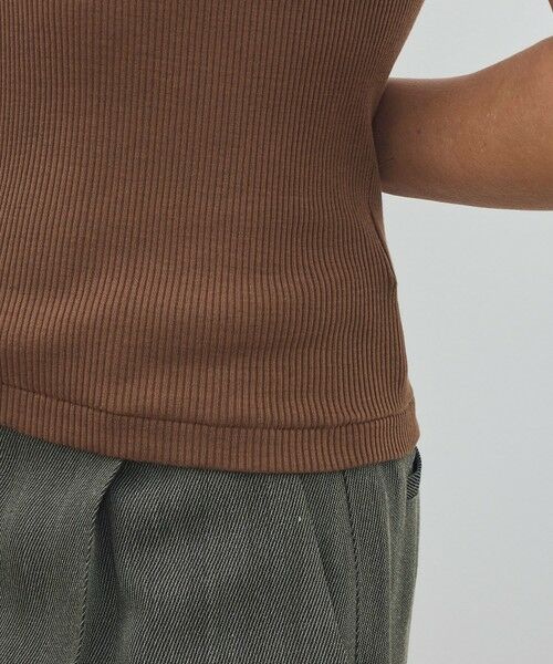 TOMORROWLAND / トゥモローランド カットソー | シルクコットンリブ ハーフスリーブプルオーバー | 詳細7