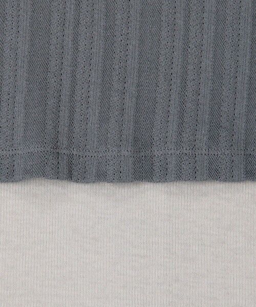 TOMORROWLAND / トゥモローランド Tシャツ | オーバーレイコットン レイヤードロングスリーブTシャツ | 詳細11