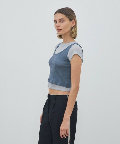 TOMORROWLAND / トゥモローランド Tシャツ | オーバーレイコットン レイヤードベビーTシャツ | 詳細3