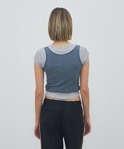 TOMORROWLAND / トゥモローランド Tシャツ | オーバーレイコットン レイヤードベビーTシャツ | 詳細4