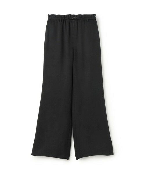 TOMORROWLAND / トゥモローランド その他パンツ | フィブリルキュプラポリ ロングベルデッドギャザーパンツ（19 ブラック）