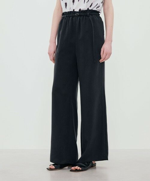 TOMORROWLAND / トゥモローランド その他パンツ | フィブリルキュプラポリ ロングベルデッドギャザーパンツ | 詳細2