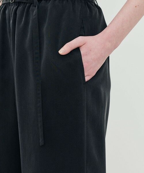 TOMORROWLAND / トゥモローランド その他パンツ | フィブリルキュプラポリ ロングベルデッドギャザーパンツ | 詳細7