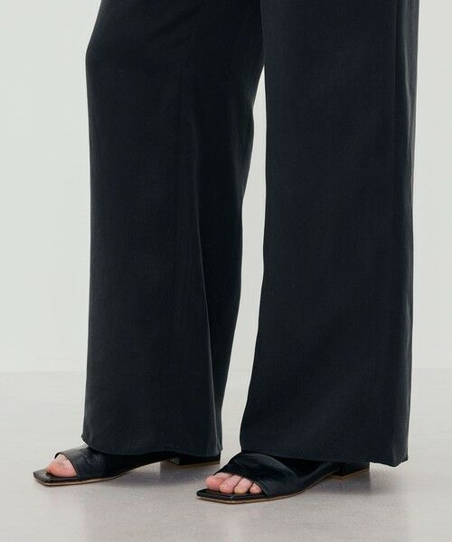 TOMORROWLAND / トゥモローランド その他パンツ | フィブリルキュプラポリ ロングベルデッドギャザーパンツ | 詳細8