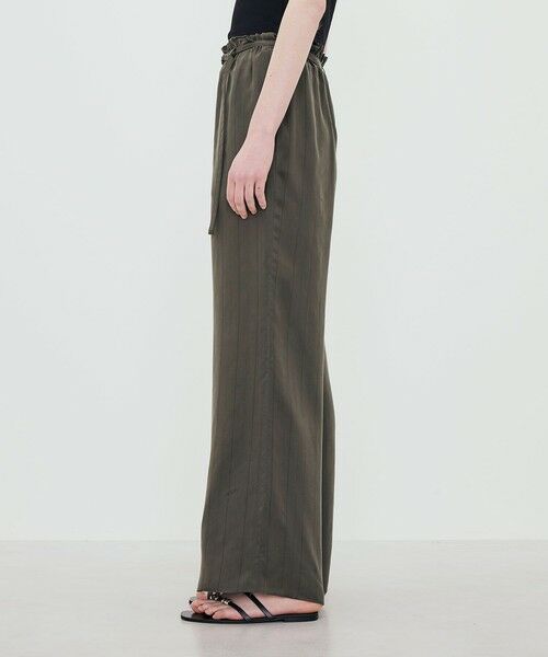 TOMORROWLAND / トゥモローランド その他パンツ | フィブリルストライプ ロングベルデッドギャザーパンツ | 詳細3