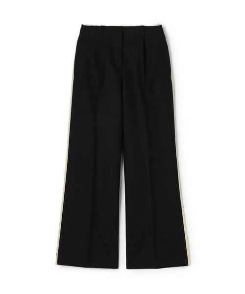 TOMORROWLAND / トゥモローランド スラックス・ドレスパンツ | モヘヤリネンエンブロイダリーカッティング パンツ(69 ネイビー)