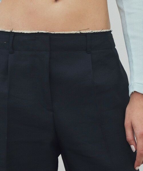 TOMORROWLAND / トゥモローランド スラックス・ドレスパンツ | モヘヤリネンエンブロイダリーカッティング パンツ | 詳細5