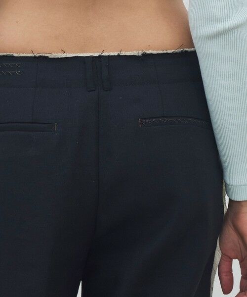 TOMORROWLAND / トゥモローランド スラックス・ドレスパンツ | モヘヤリネンエンブロイダリーカッティング パンツ | 詳細6