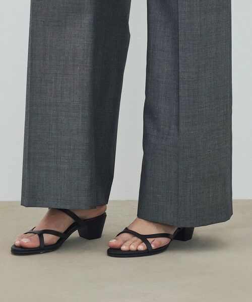 TOMORROWLAND / トゥモローランド スラックス・ドレスパンツ | ウーステッドウール モヘヤ 2タックパンツ | 詳細9