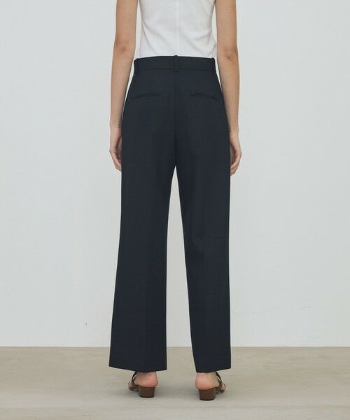 TOMORROWLAND / トゥモローランド スラックス・ドレスパンツ | 【WEB先行予約】ウールバスケットウェーブ タックワイドパンツ | 詳細4