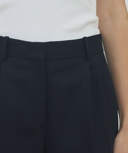 TOMORROWLAND / トゥモローランド スラックス・ドレスパンツ | 【WEB先行予約】ウールバスケットウェーブ タックワイドパンツ | 詳細5