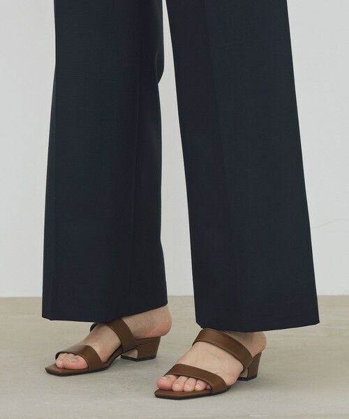 TOMORROWLAND / トゥモローランド スラックス・ドレスパンツ | 【WEB先行予約】ウールバスケットウェーブ タックワイドパンツ | 詳細7