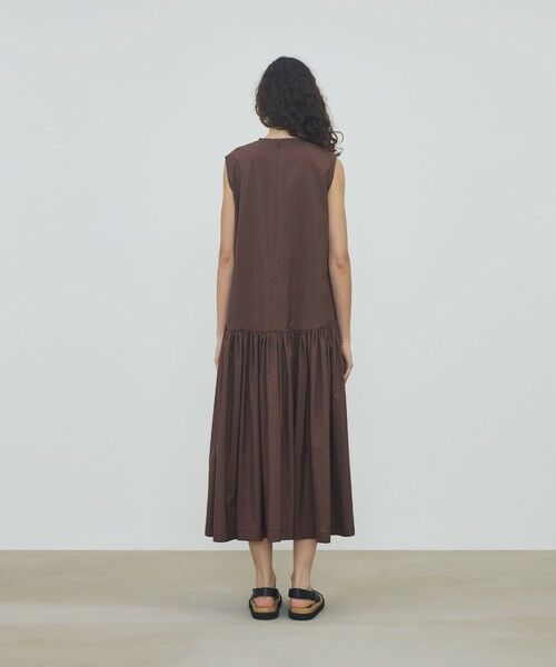 TOMORROWLAND / トゥモローランド ロング・マキシ丈ワンピース | 【WEB先行予約】コットンシルクタイプライター Vネックドレス | 詳細3