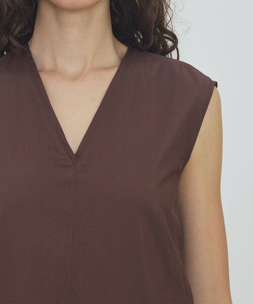 TOMORROWLAND / トゥモローランド ロング・マキシ丈ワンピース | 【WEB先行予約】コットンシルクタイプライター Vネックドレス | 詳細4