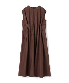 TOMORROWLAND / トゥモローランド ロング・マキシ丈ワンピース | 【WEB先行予約】コットンシルクタイプライター ギャザードレス