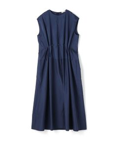 TOMORROWLAND / トゥモローランド ロング・マキシ丈ワンピース | 【WEB先行予約】コットンシルクタイプライター ギャザードレス