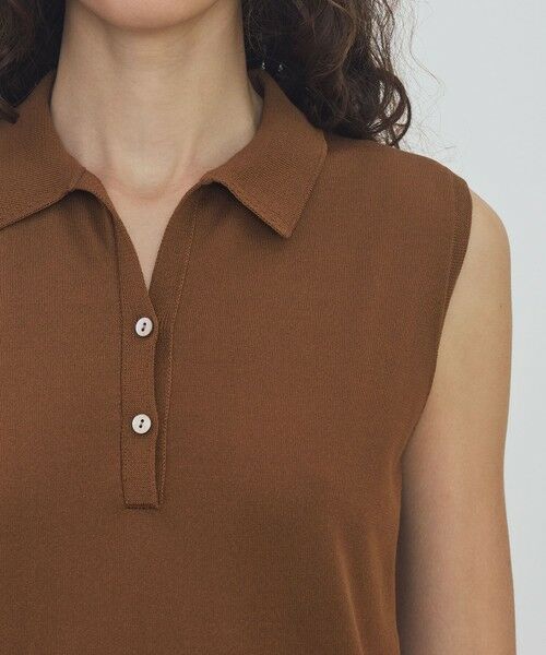 TOMORROWLAND / トゥモローランド ロング・マキシ丈ワンピース | 【WEB先行予約】ドライコットン ポロカラーワンピース | 詳細4