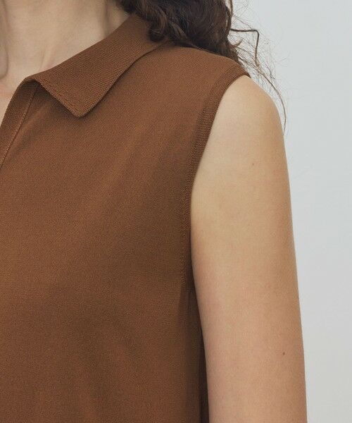 TOMORROWLAND / トゥモローランド ロング・マキシ丈ワンピース | 【WEB先行予約】ドライコットン ポロカラーワンピース | 詳細5