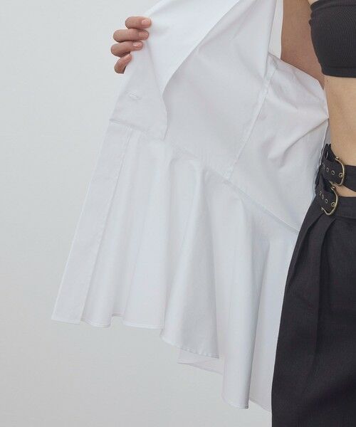 TOMORROWLAND / トゥモローランド テーラードジャケット | コットンナイロンストレッチ ペプラムジャケット | 詳細5