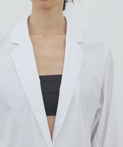 TOMORROWLAND / トゥモローランド テーラードジャケット | コットンナイロンストレッチ ペプラムジャケット | 詳細6