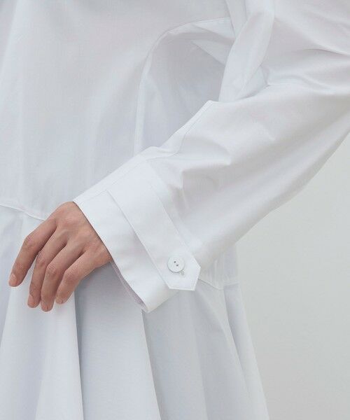 TOMORROWLAND / トゥモローランド テーラードジャケット | コットンナイロンストレッチ ペプラムジャケット | 詳細7