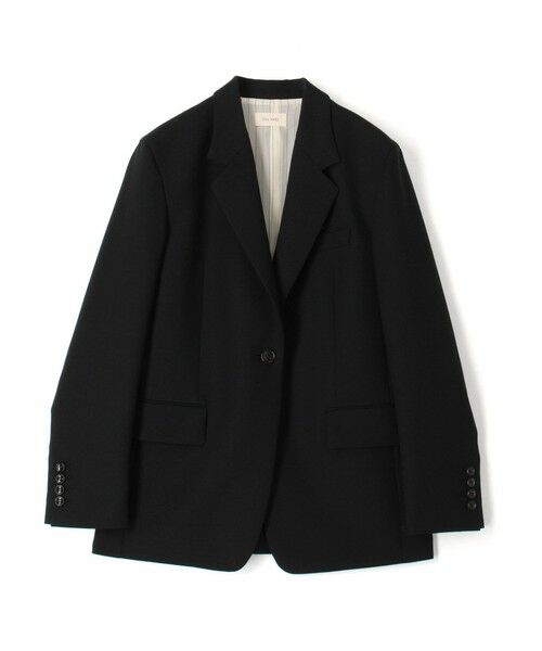TOMORROWLAND / トゥモローランド テーラードジャケット | 【WEB先行予約】ウールバスケットウェーブ シングルジャケット（19 ブラック）