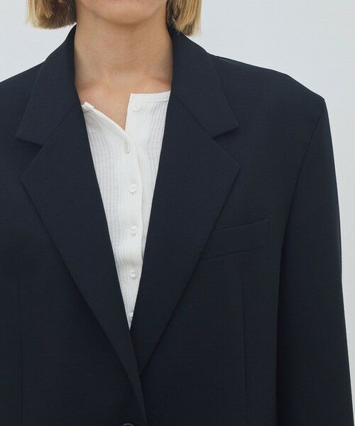 TOMORROWLAND / トゥモローランド テーラードジャケット | 【WEB先行予約】ウールバスケットウェーブ シングルジャケット | 詳細6
