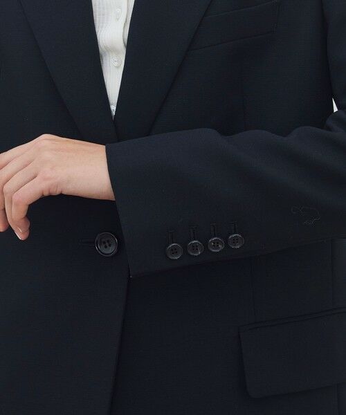 TOMORROWLAND / トゥモローランド テーラードジャケット | 【WEB先行予約】ウールバスケットウェーブ シングルジャケット | 詳細7