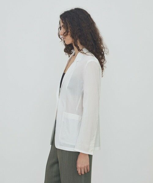 TOMORROWLAND / トゥモローランド テーラードジャケット | 【WEB先行予約】 コットンシルクタイプライター テーラードジャケット | 詳細3