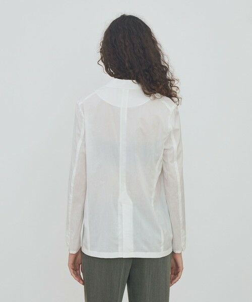 TOMORROWLAND / トゥモローランド テーラードジャケット | 【WEB先行予約】 コットンシルクタイプライター テーラードジャケット | 詳細4