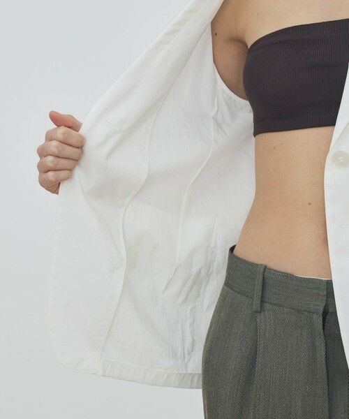 TOMORROWLAND / トゥモローランド テーラードジャケット | 【WEB先行予約】 コットンシルクタイプライター テーラードジャケット | 詳細5