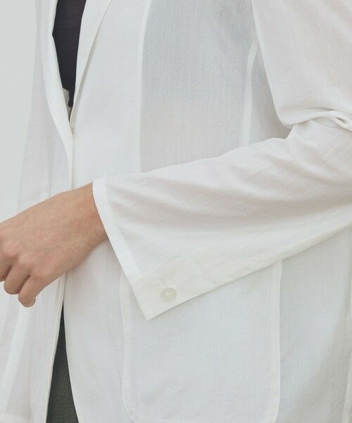 TOMORROWLAND / トゥモローランド テーラードジャケット | 【WEB先行予約】 コットンシルクタイプライター テーラードジャケット | 詳細7