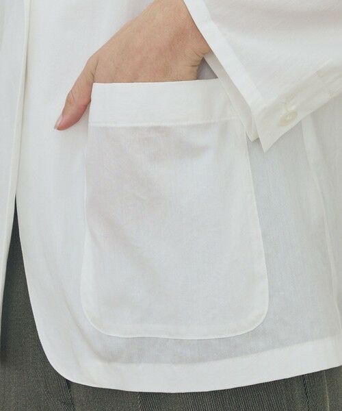 TOMORROWLAND / トゥモローランド テーラードジャケット | 【WEB先行予約】 コットンシルクタイプライター テーラードジャケット | 詳細8