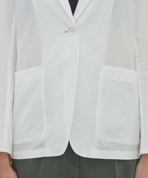 TOMORROWLAND / トゥモローランド テーラードジャケット | 【WEB先行予約】 コットンシルクタイプライター テーラードジャケット | 詳細9
