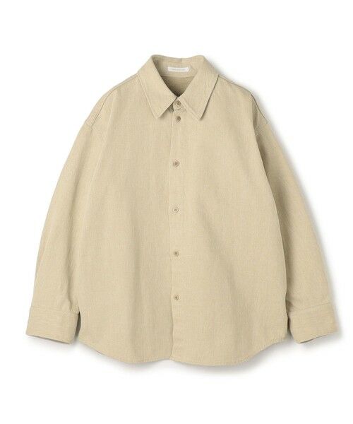 TOMORROWLAND / トゥモローランド シャツ・ブラウス | ダストフェードツイル オーバーサイズドシャツ（43 ベージュ）