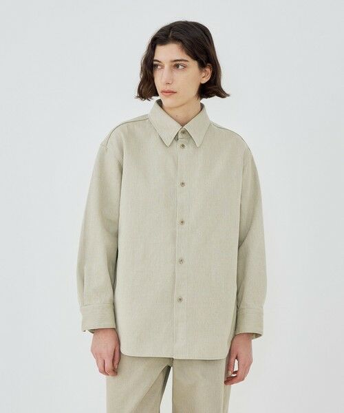 TOMORROWLAND / トゥモローランド シャツ・ブラウス | ダストフェードツイル オーバーサイズドシャツ | 詳細2