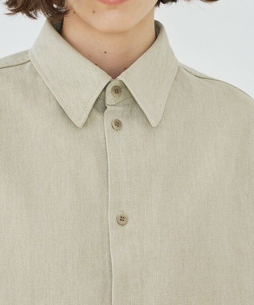 TOMORROWLAND / トゥモローランド シャツ・ブラウス | ダストフェードツイル オーバーサイズドシャツ | 詳細5