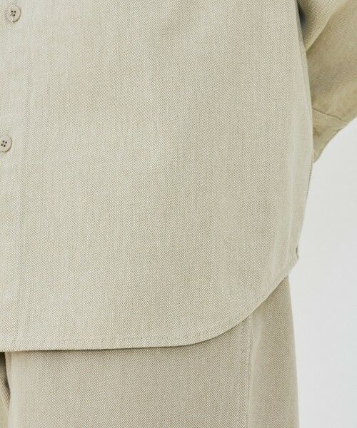 TOMORROWLAND / トゥモローランド シャツ・ブラウス | ダストフェードツイル オーバーサイズドシャツ | 詳細7