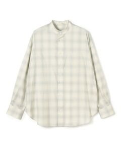 TOMORROWLAND / トゥモローランド シャツ・ブラウス | サンライズオンブレチェック スタンドカラーシャツ