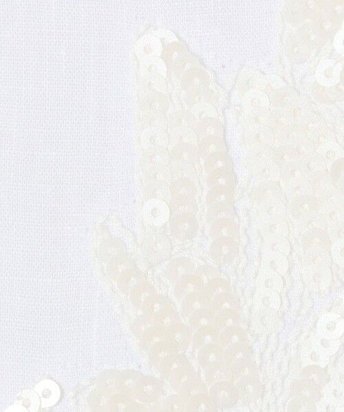 TOMORROWLAND / トゥモローランド シャツ・ブラウス | リブコンビフレンチリネンエンブロイダリー クルーネックブラウス | 詳細11