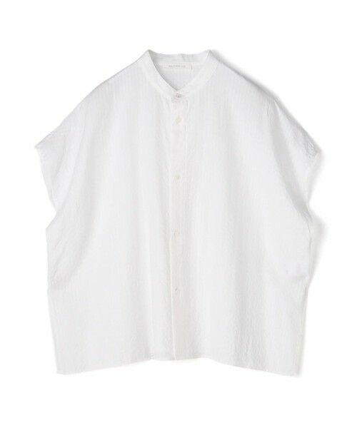 TOMORROWLAND / トゥモローランド シャツ・ブラウス | 【WEB先行予約】ソフトウェーブ バンドカラーシャツ（11 ホワイト）