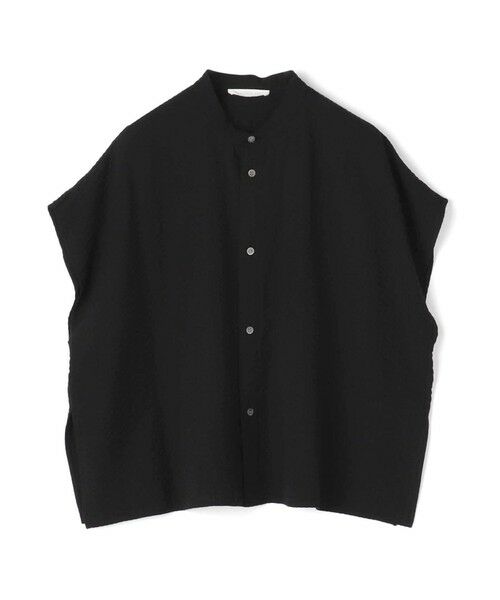 TOMORROWLAND / トゥモローランド シャツ・ブラウス | 【WEB先行予約】ソフトウェーブ バンドカラーシャツ（19 ブラック）